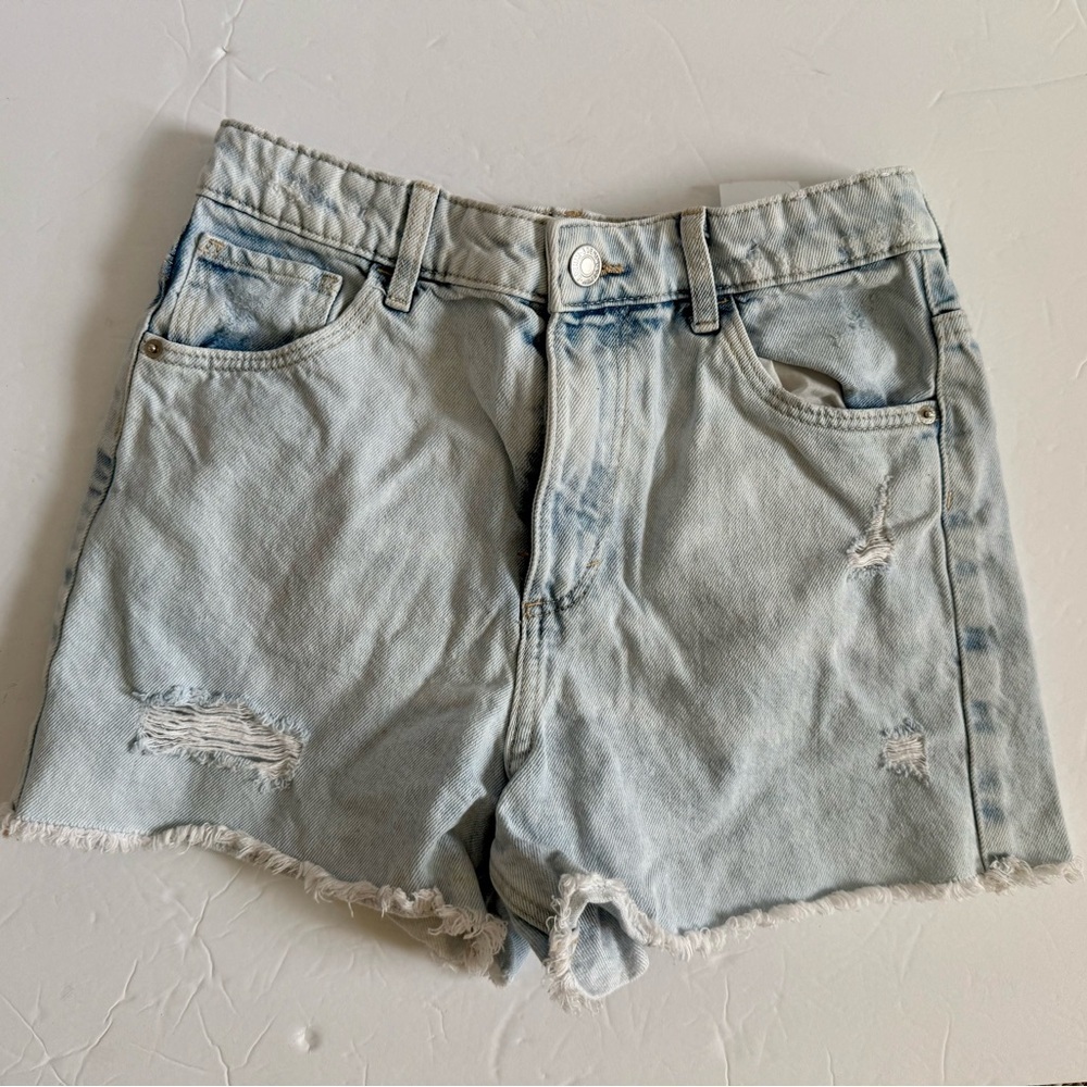 Light Blue Denim Women's Shorts
